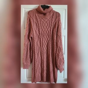 Mauve Sweater Dress